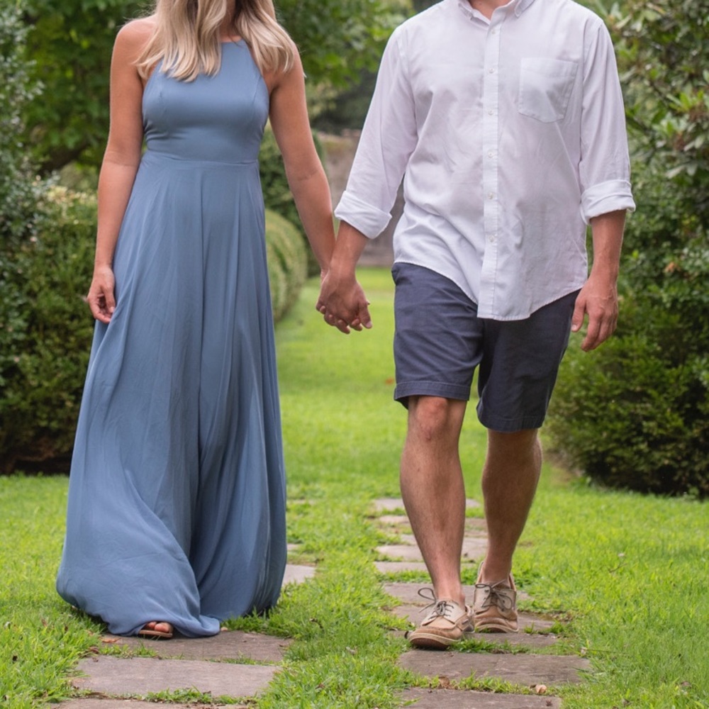 Dark Blue Lulus Maxi/ Bridesmaid Dress